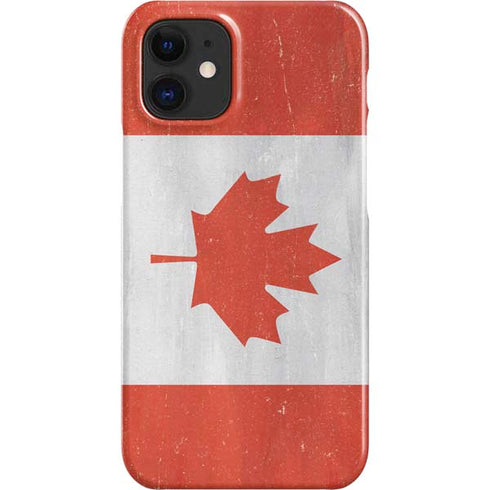 Canada Flag Distressed iPhone 12 Mini Lite Case